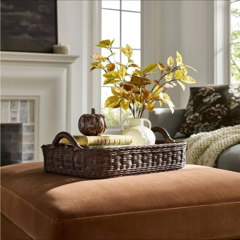 Potted Fall Leaf Arrangement in Vase Yellow - Threshold™ with Studio McGee 2024